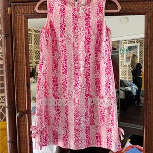 Lilly Pulitzer Pink and White Floral Dress